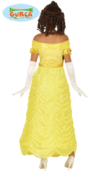 DEGUISEMENT PRINCESSE JAUNE - Femmes - Costumes - Déguisements et accessoires - Fête en Fête - Déguisements, mariages, baptêmes, articles de fête, halloween 