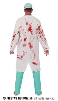 DEGUISEMENT ZOMBIE CHIRURGIEN - Hommes - Costumes - Déguisements et accessoires - Fête en Fête - Déguisements, mariages, baptêmes, articles de fête, halloween 