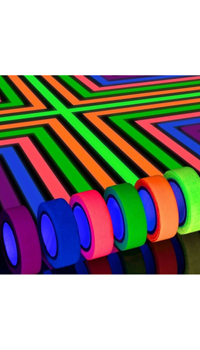 RUBANS ADHESIFS FLUO, LOT DE 6 - Guirlandes, lampions, ballons, déco - Fêtes - Fêtes et anniversaires - Fête en Fête - Déguisements, mariages, baptêmes, articles de fête, halloween 
