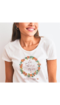 TEE-SHIRT ENTERREMENT VIE JEUNE FILLE - Tees-shirt, tabliers et cartes - Cadeaux humoristiques - Fêtes et anniversaires - Fête en Fête - Déguisements, mariages, baptêmes, articles de fête, halloween 