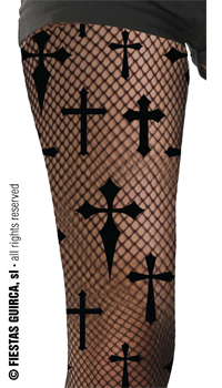 COLLANTS RESILLE CROIX - Bas et collants - Accessoires - Déguisements et accessoires - Fête en Fête - Déguisements, mariages, baptêmes, articles de fête, halloween 