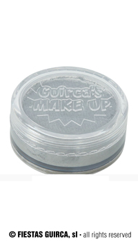 FARD AQUACOLOR 25gr ARGENT - Maquillage - Accessoires - Déguisements et accessoires - Fête en Fête - Déguisements, mariages, baptêmes, articles de fête, halloween 