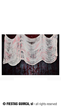TISSU DE GAZE ENSANGLANTE - Décorations halloween - Halloween - Fête en Fête - Déguisements, mariages, baptêmes, articles de fête, halloween 