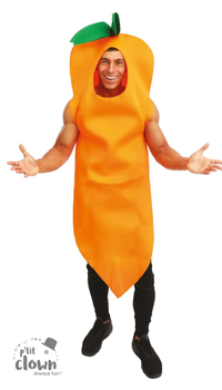 DEGUISEMENT CAROTTE - Hommes - Costumes - Déguisements et accessoires - Fête en Fête - Déguisements, mariages, baptêmes, articles de fête, halloween 