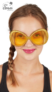 LUNETTES PAPILLON OR - Lunettes - Accessoires - Déguisements et accessoires - Fête en Fête - Déguisements, mariages, baptêmes, articles de fête, halloween 